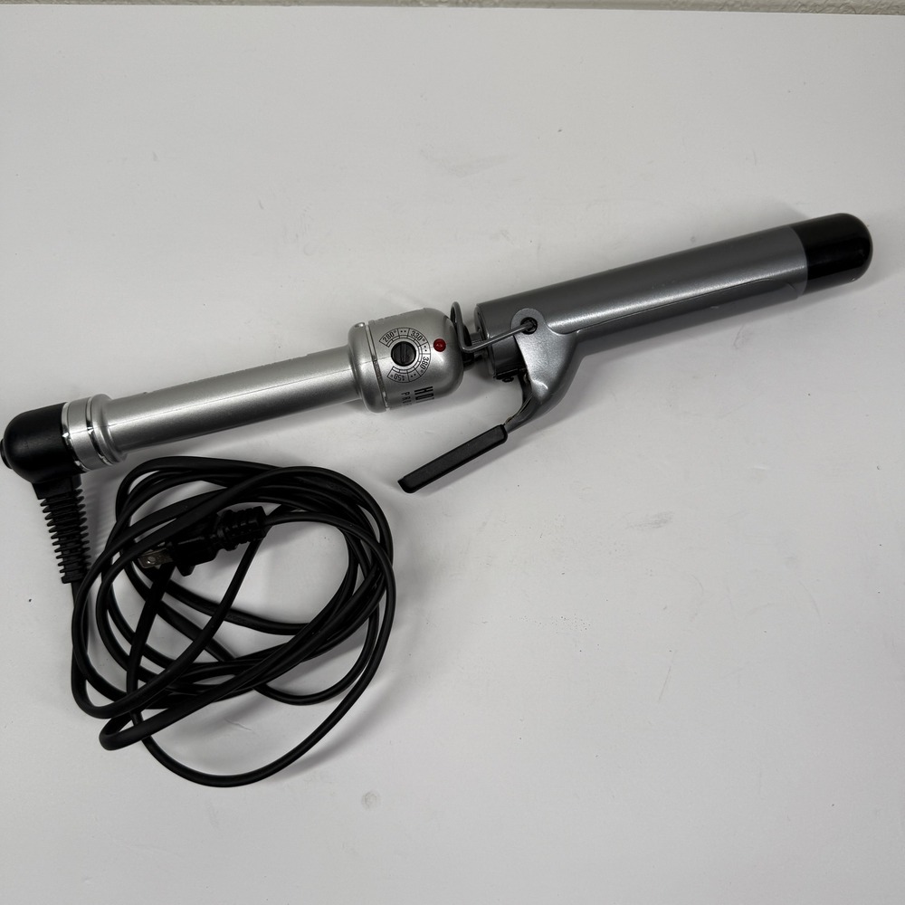 Hot Tools Professional Professional Curling Iron 1 inch Silver Adjustable Heat